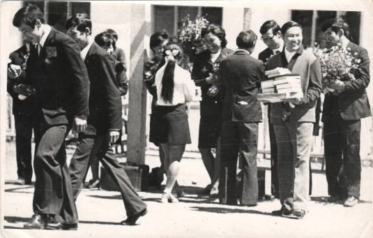 Праздник Последнего звонка. 25.05.1976 г.